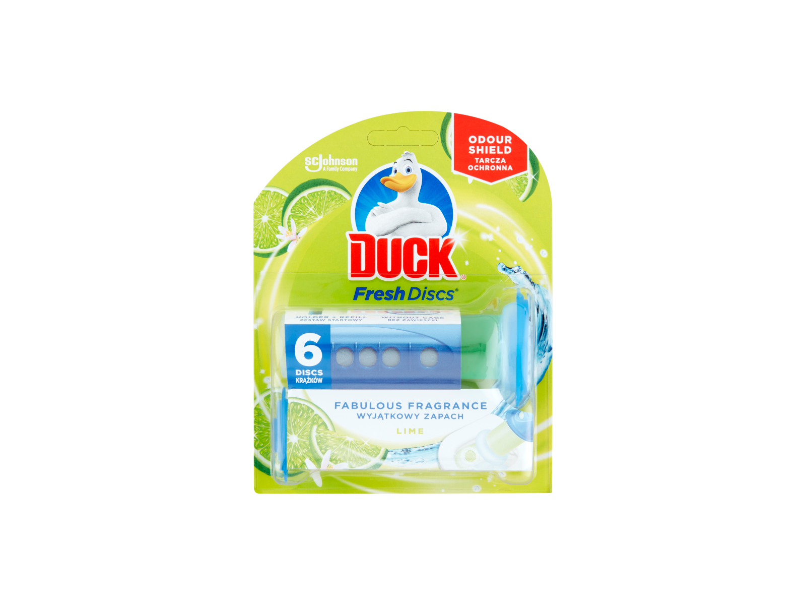 WC DUCK Fresh Discs Żelowe krązki LIME